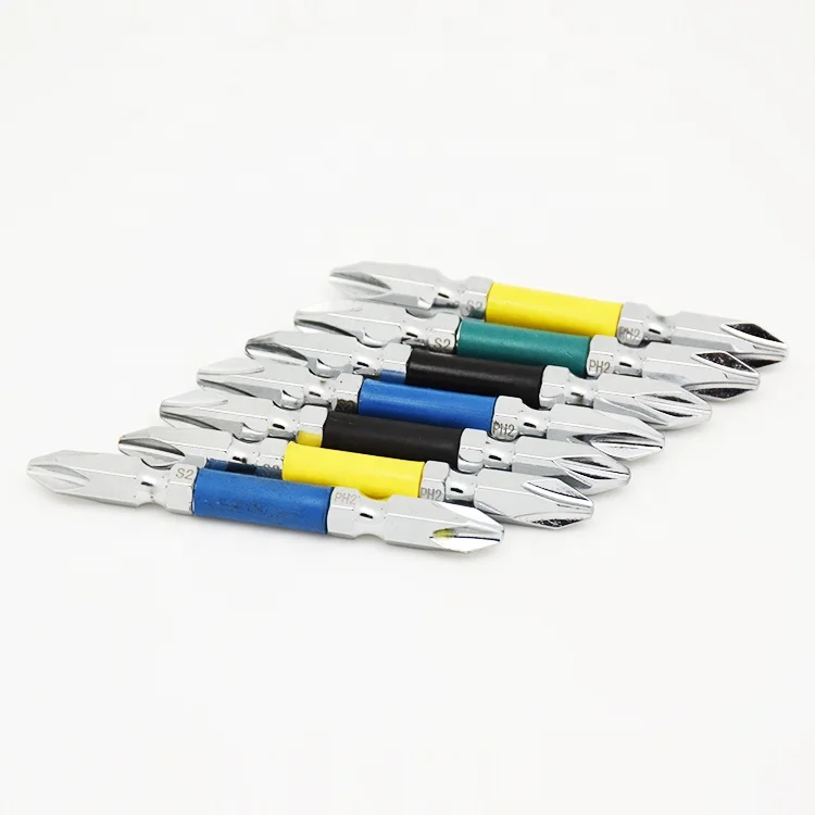 Hot Selling Customized Magnetic Set S2 Steel Screw Driver Bits color ring