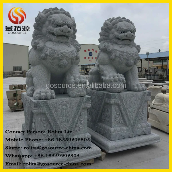 chinese stone lions