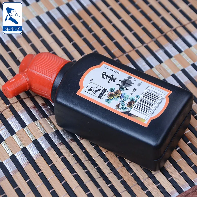 Factory Price OEM 100ML Black  Ink for Calligraphy Writing and Ink Painting