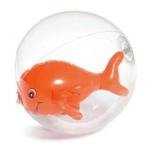 pvc inflatable transparent beach ball with duck inside