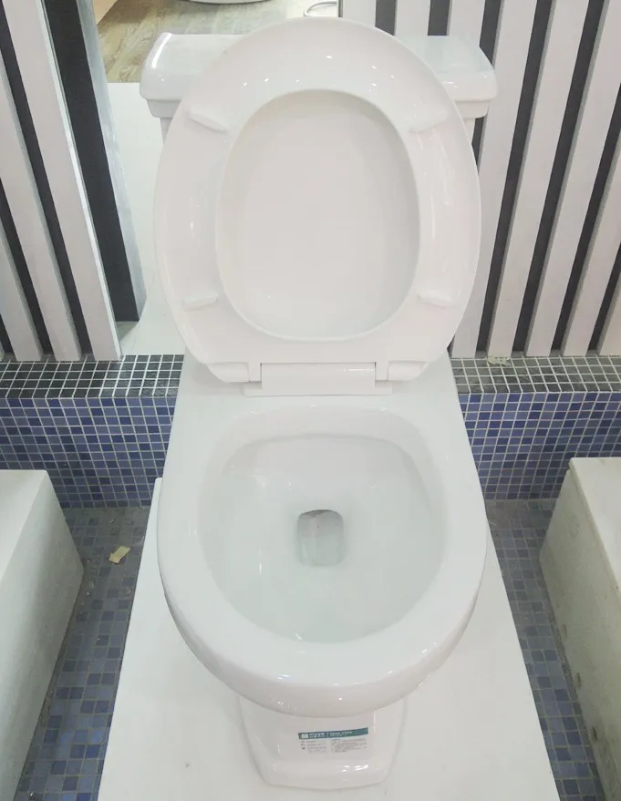 PP Extended Circular Plate Cupc Flush Valve Wc Completed High Efficiency Toilets