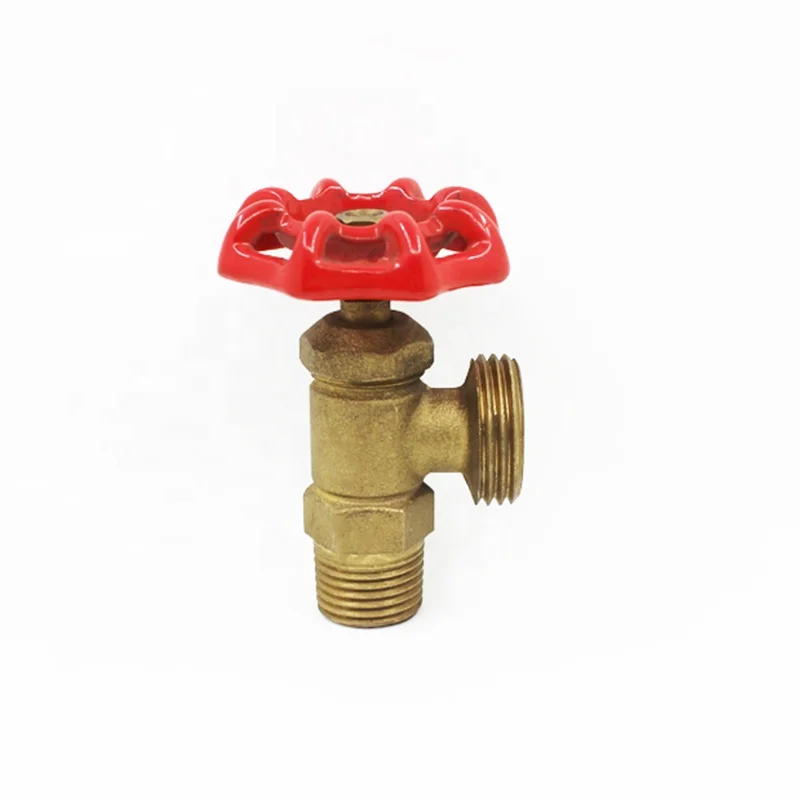 Gold Supplier Durable DZR Brass Male Thread 90 Degree Brass Stop Valve