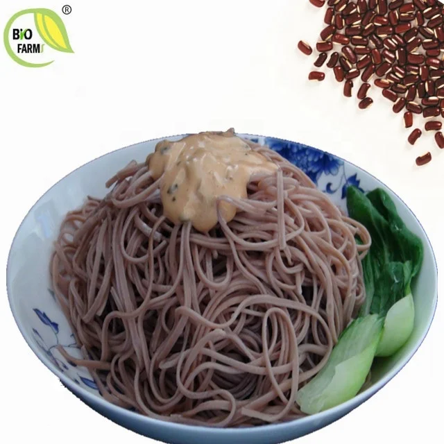 Organic dried red adzuki bean noodles