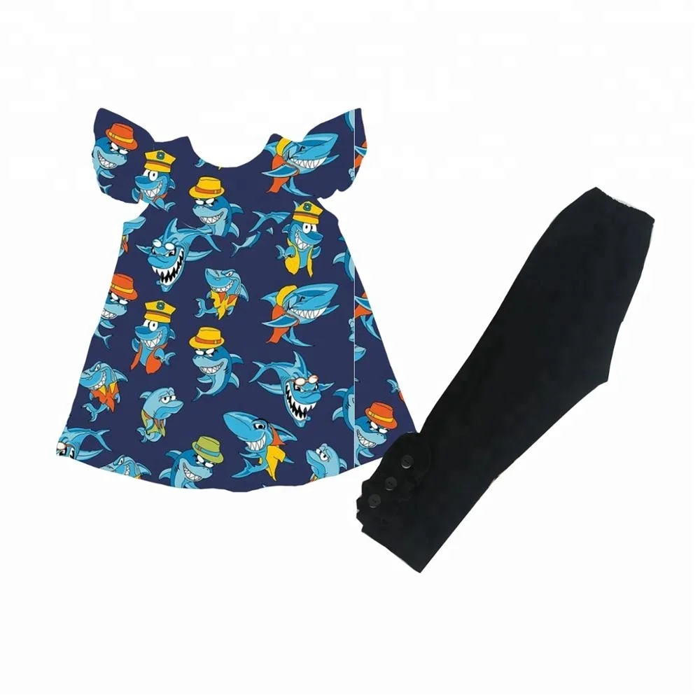 2018 New Arrival children wear kids girls fall winter boutique clothing