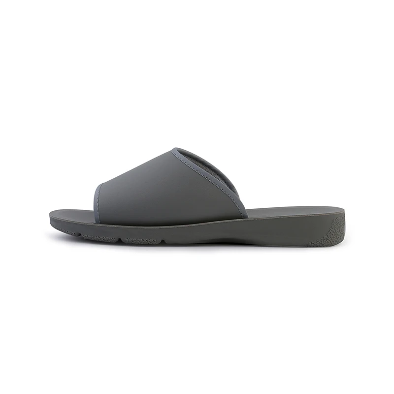 Simple and fashionable features designed skid resistance and wear-resistant upper leather thickened indoor slippers with Pu sole