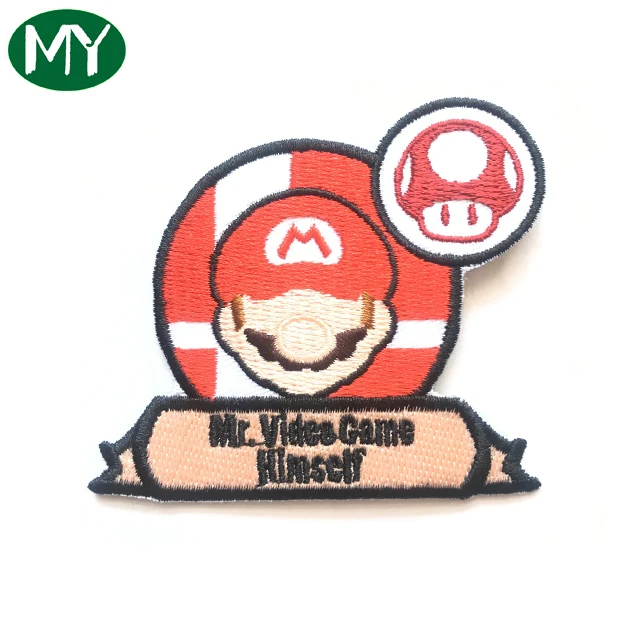 wholesale custom High Quality Durable custom embroidery patch Pin For Jeans