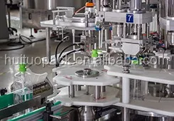 Automatic high speed capping machine for press-on, screw-on and pumps spray, dispenser and trigger
