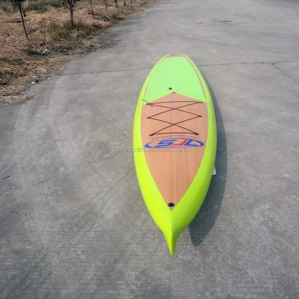 bamboo veneer finished sup race paddle  board  touring sup paddle board SUP Cruiser