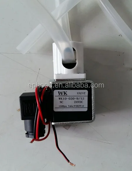 Big Size Two-way NC Type Solenoid Pinch Valve Tube Size I.D 9mm*O.D 12mm