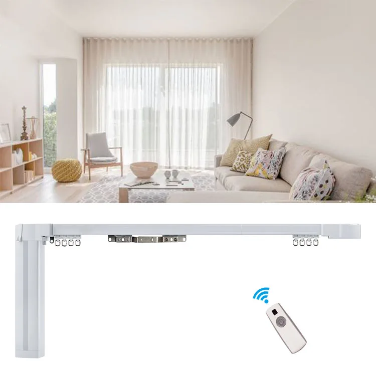 Spring up customized flexible curtain automation system