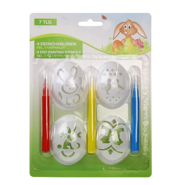 5 pkg Paint Your Own ceramic easter egg activity kit