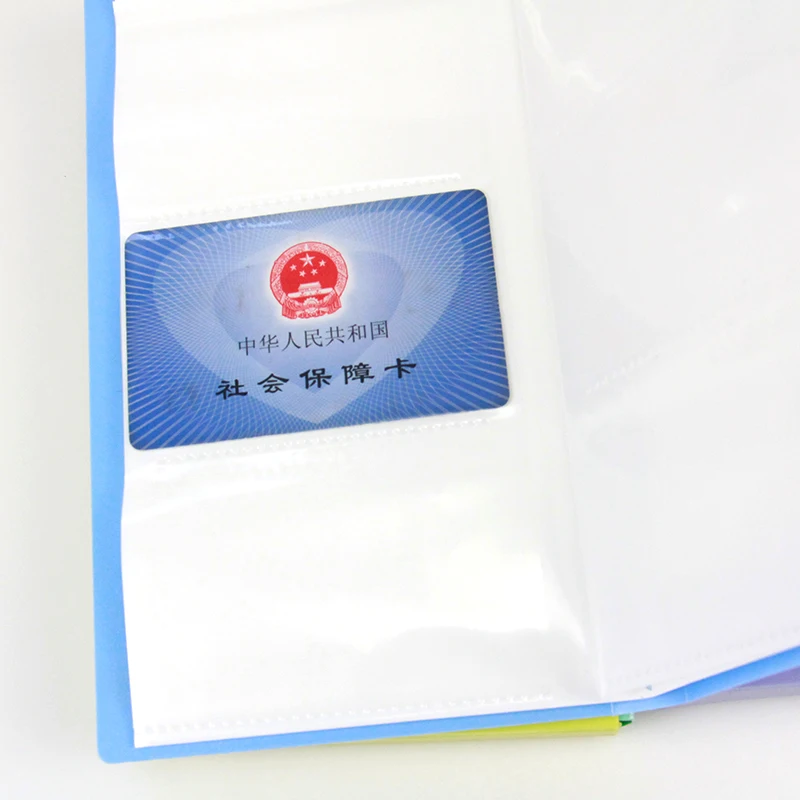 Reasoanable price pvc plastic business custom name card holder
