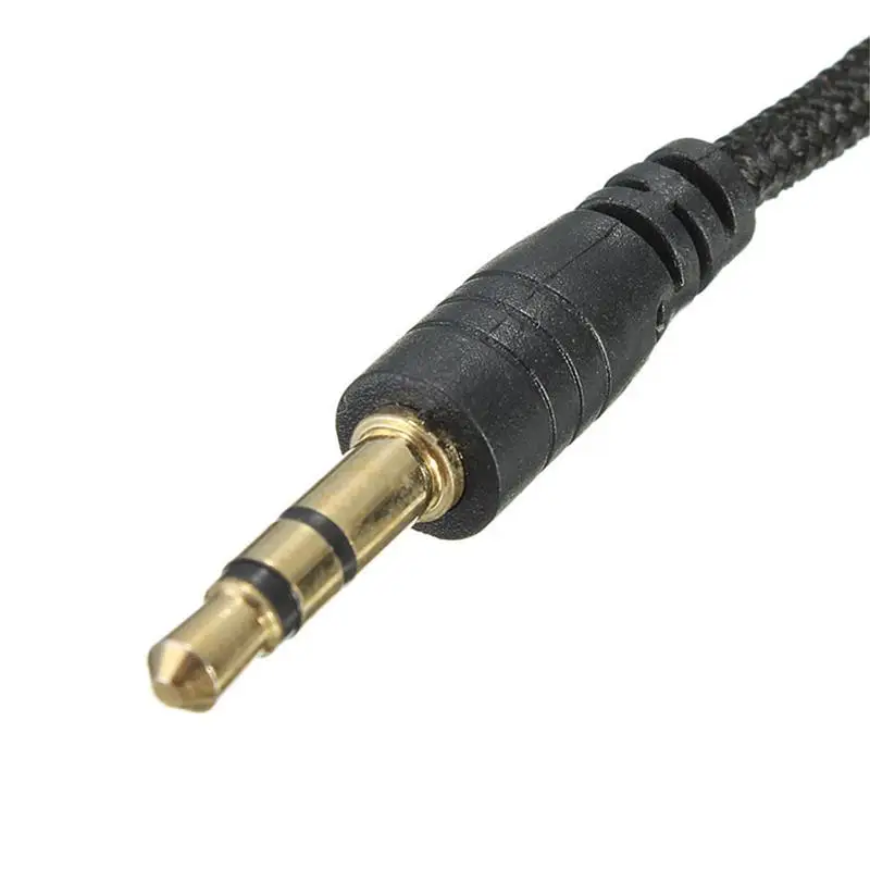 1.5m/2m/3m 3.5mm Jack Female to Male Earphone Headphone Stereo Audio Extension Cable Cord for Speaker Phone Nylon Wire