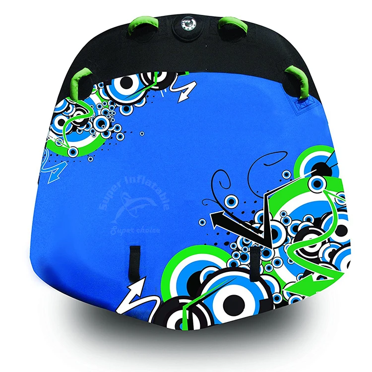 Watersport 2 Riders PVC Best Inflatable Water Ski Towable Deck Tube Board For Boating