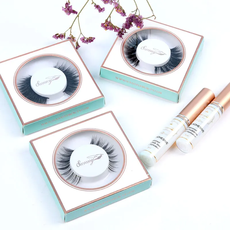 Craft best price artificial China false silk strips lashes invisible band