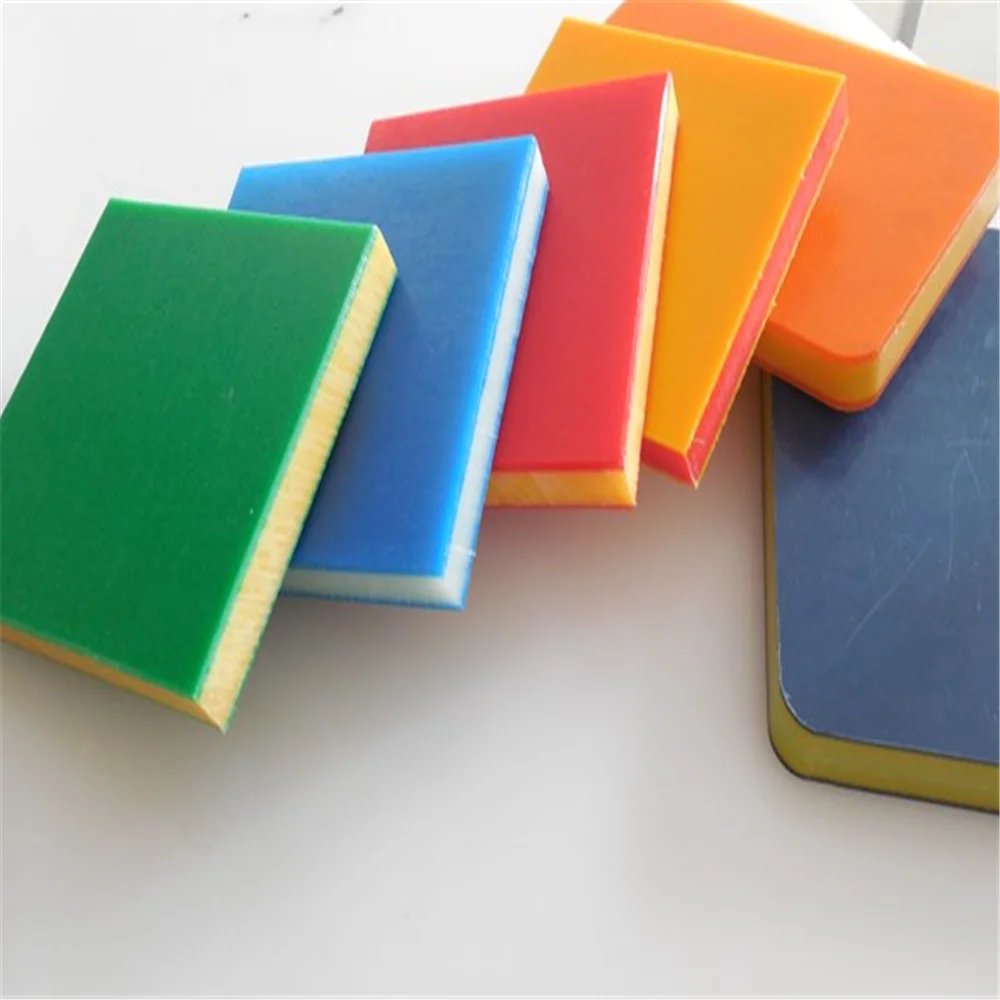 
single color HDPE plate with texture finish/textured HDPE plastic sheet 