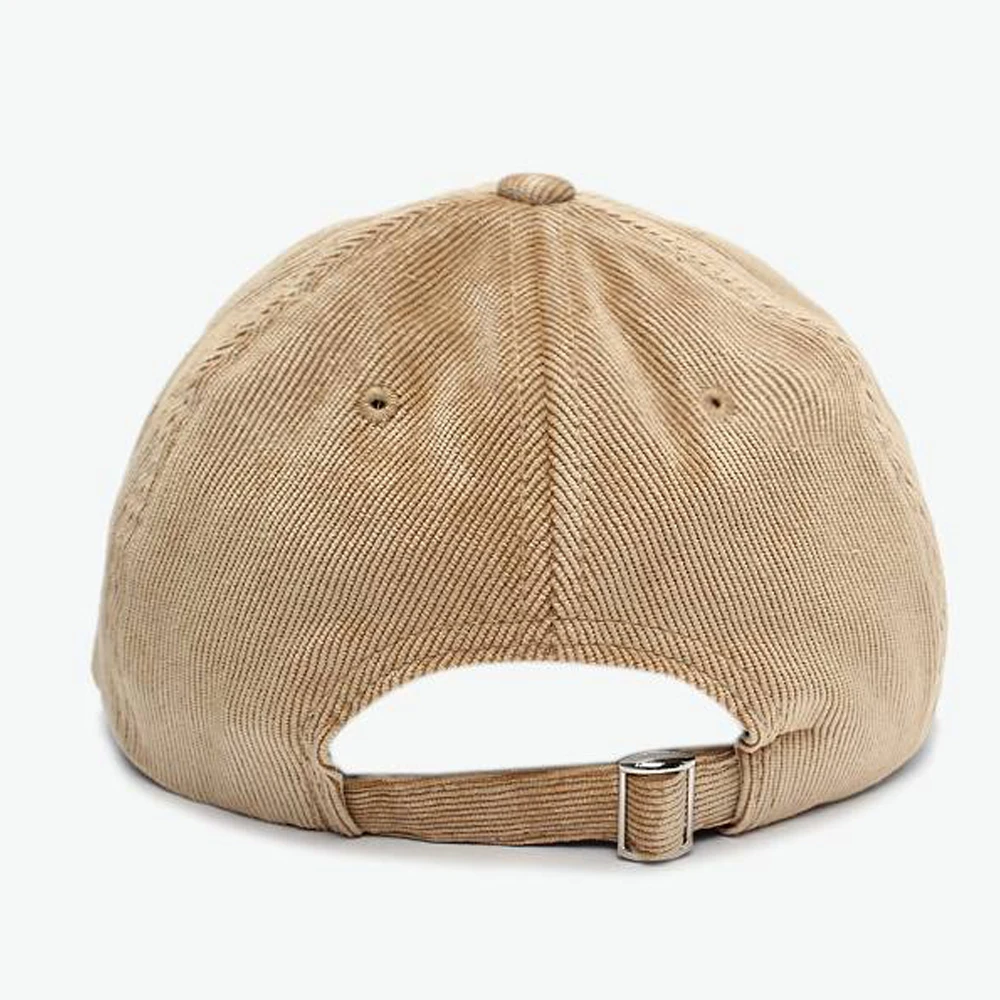Wholesale custom logo cotton corduroy baseball cap dad hats