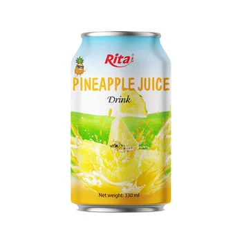 Fresh Fruit Juice  330ml Alu Can Pineapple Juice