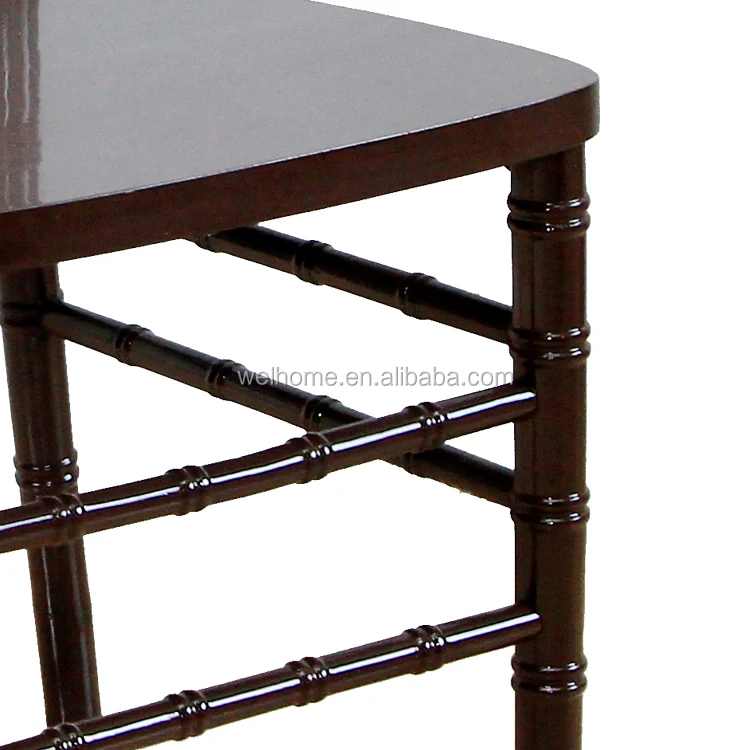 fruitwood mahogany chiavari tiffany chair for wedding banquet