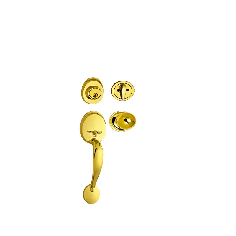 D102  double open key brass lock cylinder Tubular deadbolt door lock