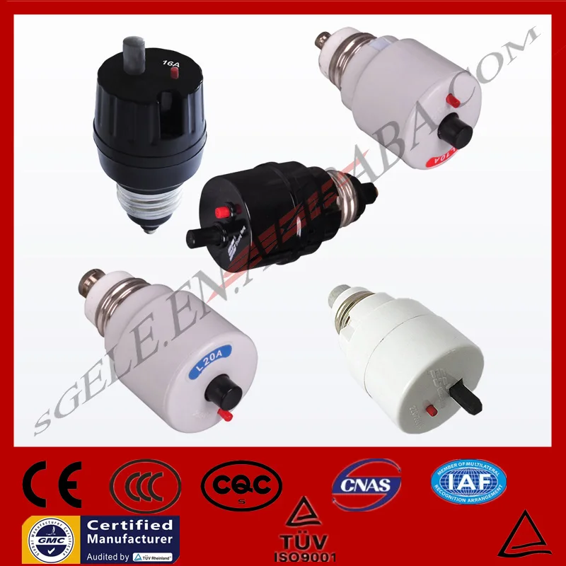 E27 screw type mini switch S101 screw mcb 25A screw mini switch S101 25A
