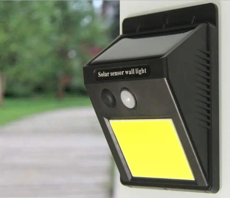 Wholesale High Quality Waterproof Outdoor Wall Mounted Motion Sensor 48 COB LED Solar Garden Light