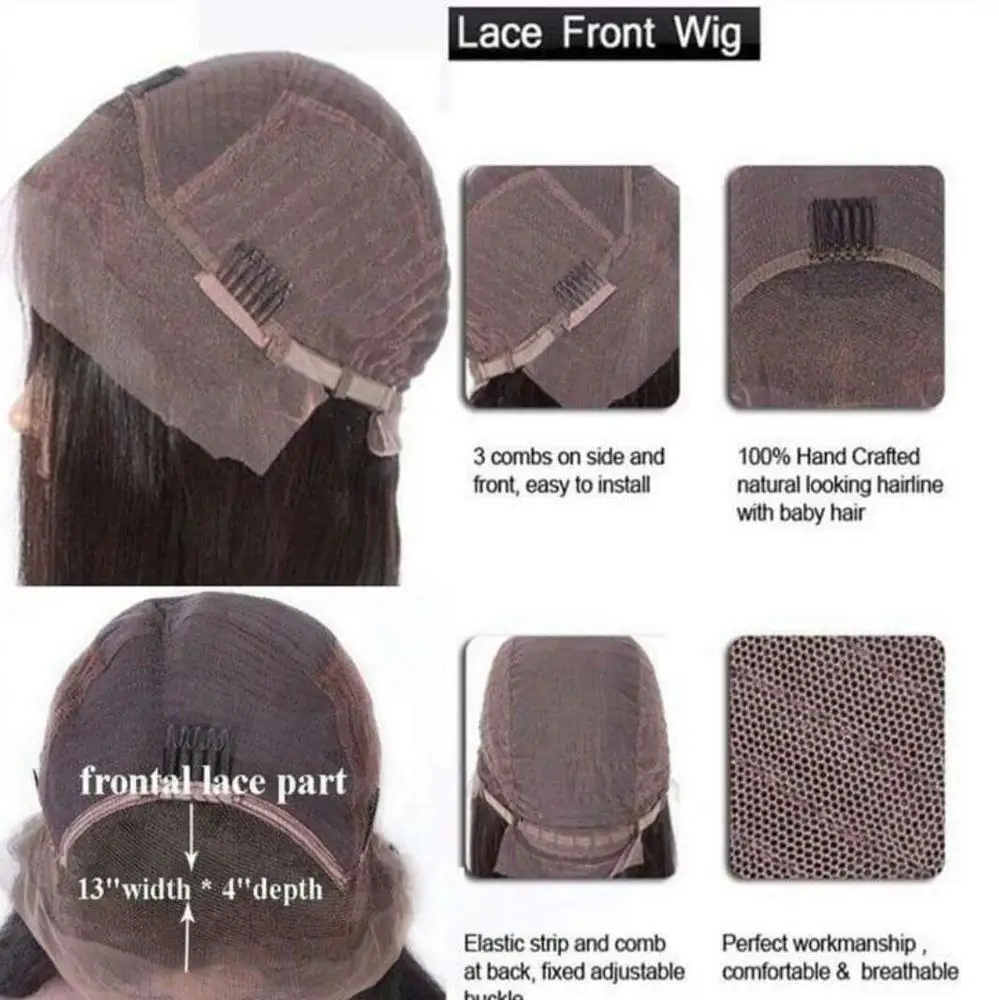 Imiss Hair Top Quality New Fashion Rainbow Wavy Virgin Hair Colorful Lace Front Wig Best Selling Human Hair wig