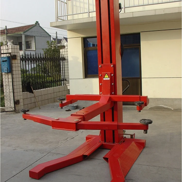 2019 hot sale Movable Single post car lift with popular single-column lift