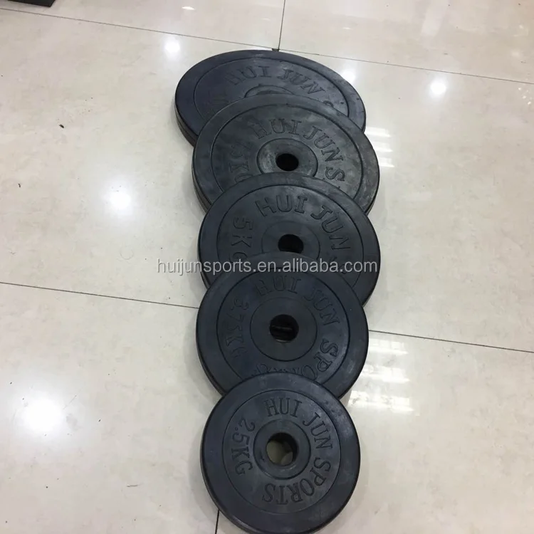 HJ--A097A-A102A Fitness Equipment All-Rubber Bumper Weight Plate of 30mm bore for bodybuilding