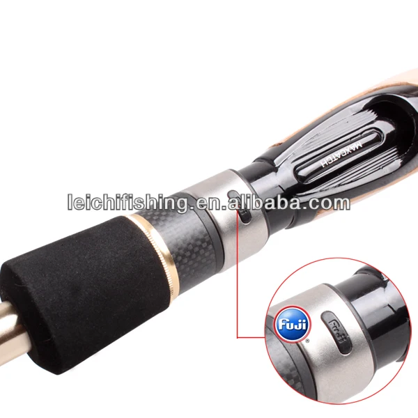 Fuji components Megapower fishing carbon spinning rod
