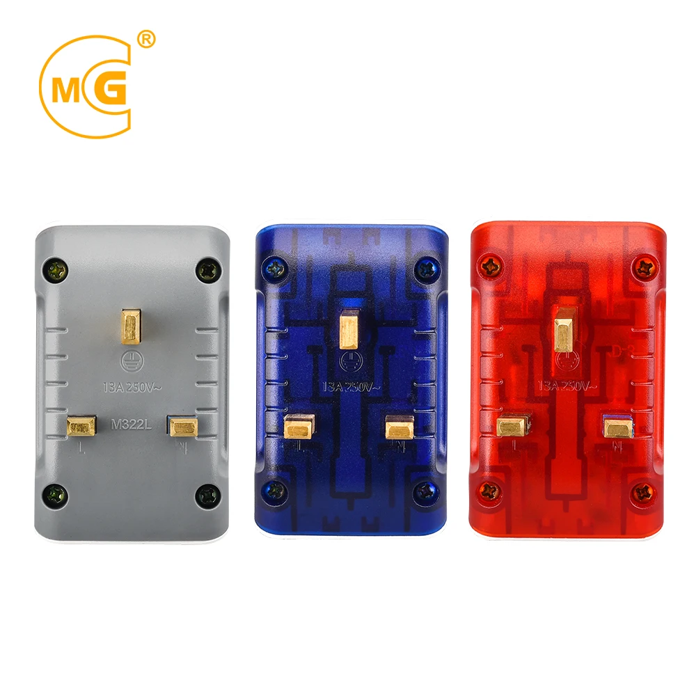 Portable power 3 pin 220v adapter plugs socket outlet