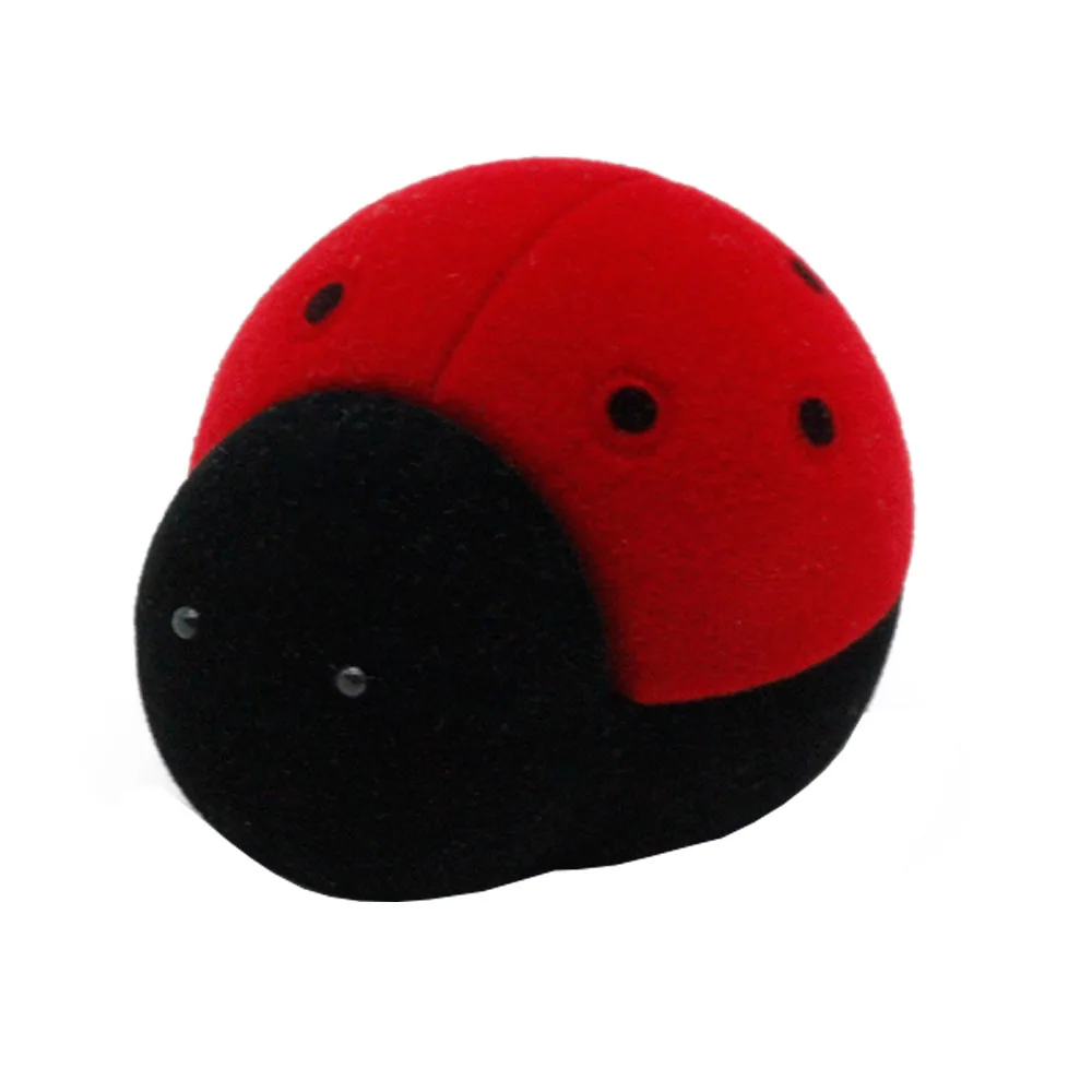 Creative animal shape beetle velvet voice recording jewelry ring box