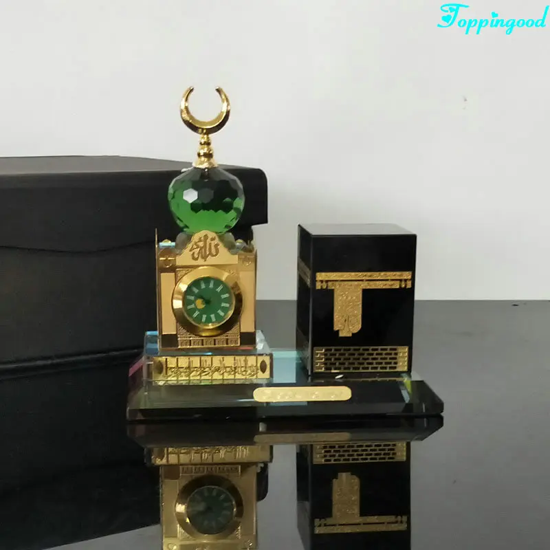 Makkah Crystal Royal Clock Tower Model For Muslim Souvenir