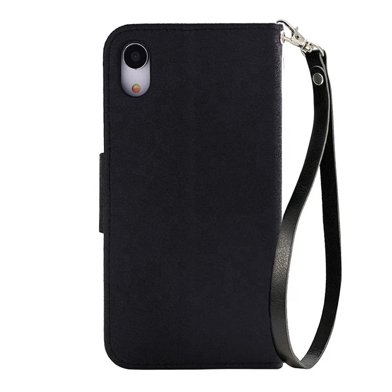 Free Shipping Wholesale Custom Back Cover Card Slots Wallet leather Cellphone Case for 6.1 inch iPhone XR