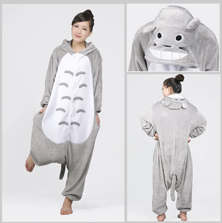 AIMINYZ Brand custom soft and warm adult onesie pyjamas flannel toilet pajama set cute animals onesie pajamas for winter