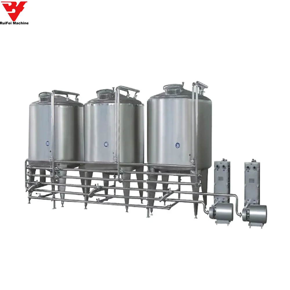 Milk Juice And Beverage Production Line Cip Cleaning System