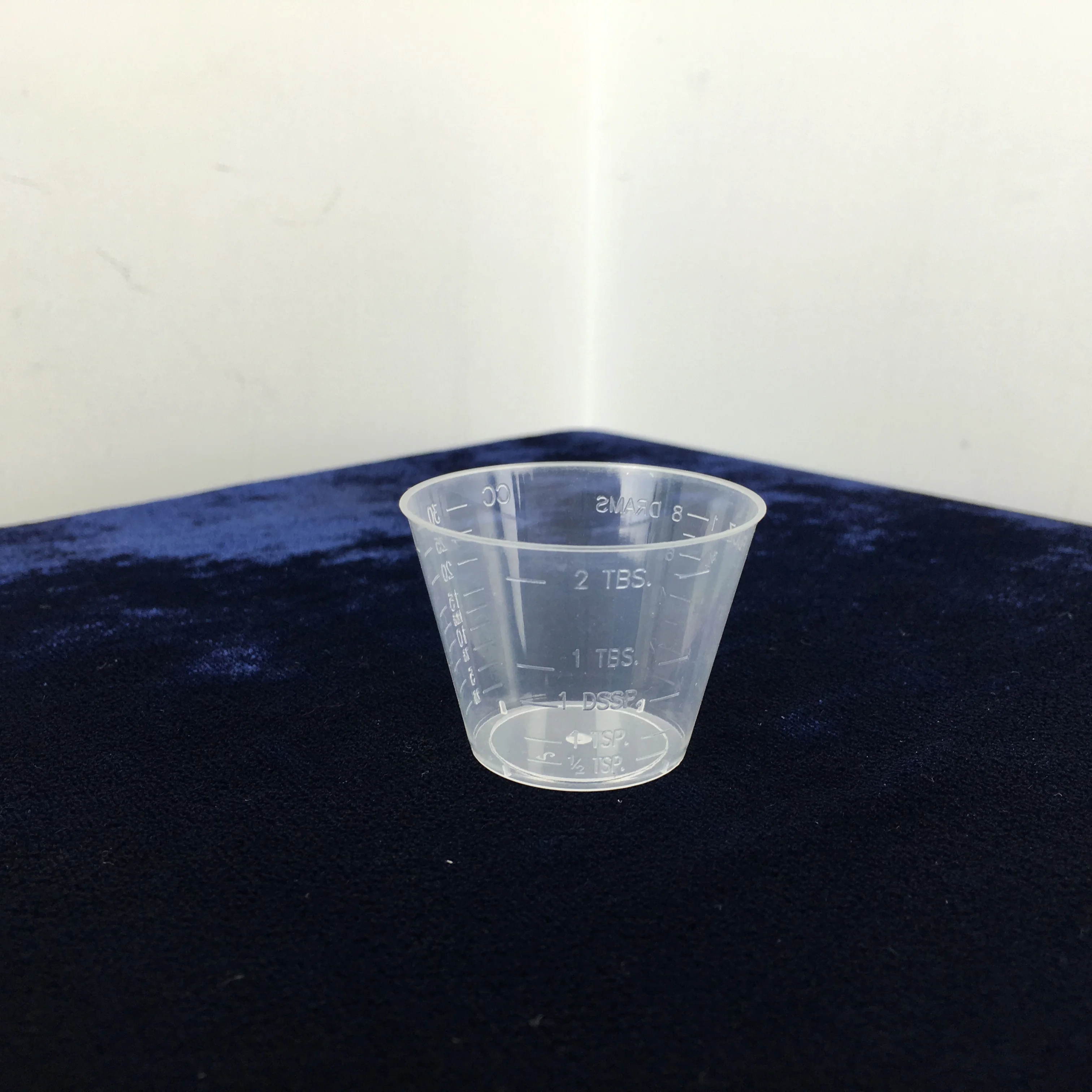 30ml 1oz Disposable Clear Plastic Pp Measuring Graduated  Medicine Cup