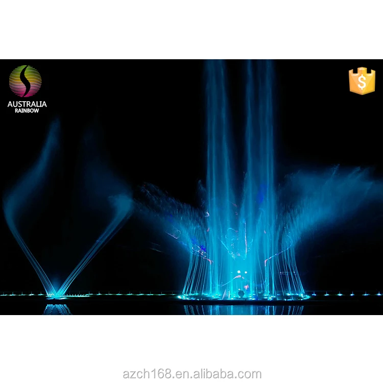 India 30000 Lumens Projector Water Screen Movie Fountain Show With Full Colors Laser