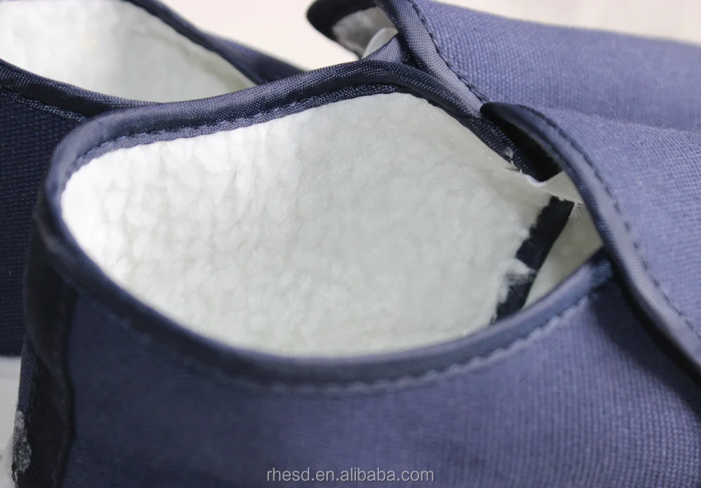 
Blue Cotton-Padded Antistatic Cleanroom Shoes Wear In Winter 