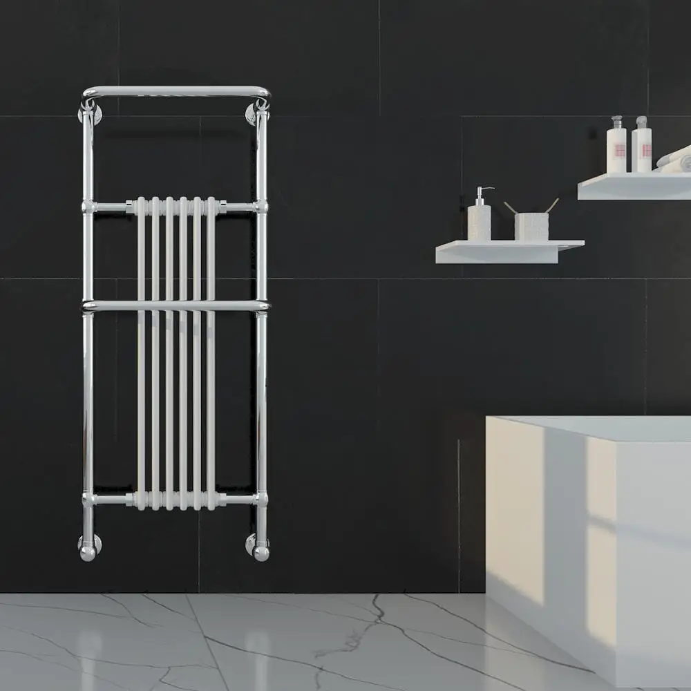 SUN-TR14WM Traditional Wall Mounted Designer Heated Towel Rail Bathroom Radiator
