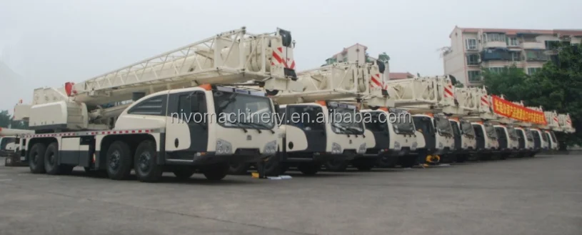 sinomach 36 ton mobile truck crane or together work excavator, loader motor grader or parts