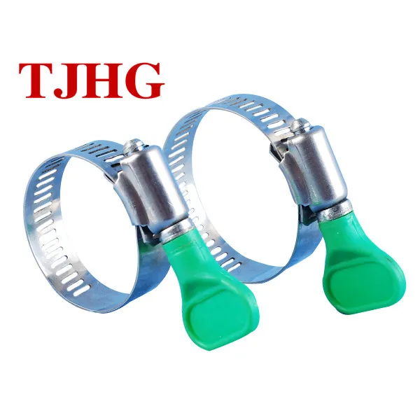 
Adjustable American Type Hose Clamp With Butterfly Key 