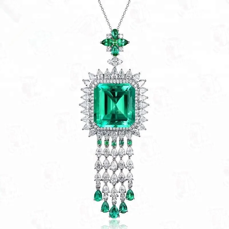 Изумрудный свободный 0.5ct глубокий зеленый натуральный драгоценный камень Муассанит Алмазный альтернативный принцесса Ограненный классический