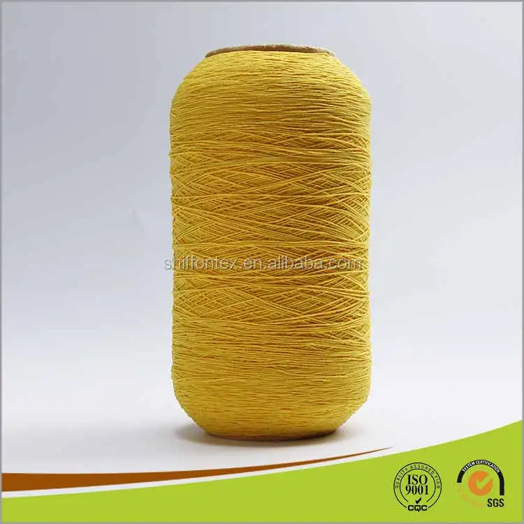 Shaoxing Textile 90#/100/2 Rubber Coated Yarn Double Coated Yarn