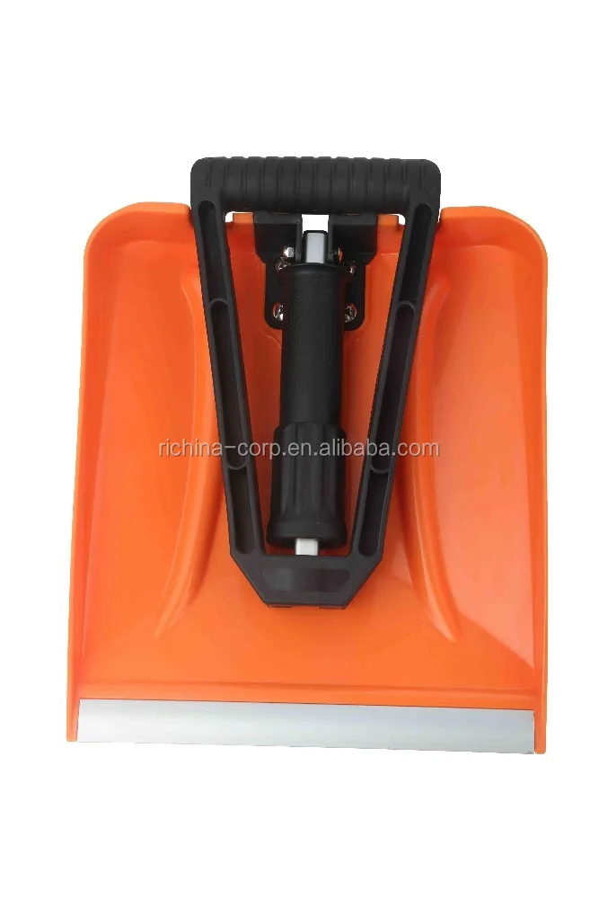 
Collapsible Folding Snow Shovel with Durable Aluminum Edge Blade 