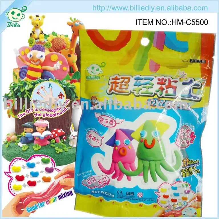 Hand putty toys Art modeling dough polymer clay