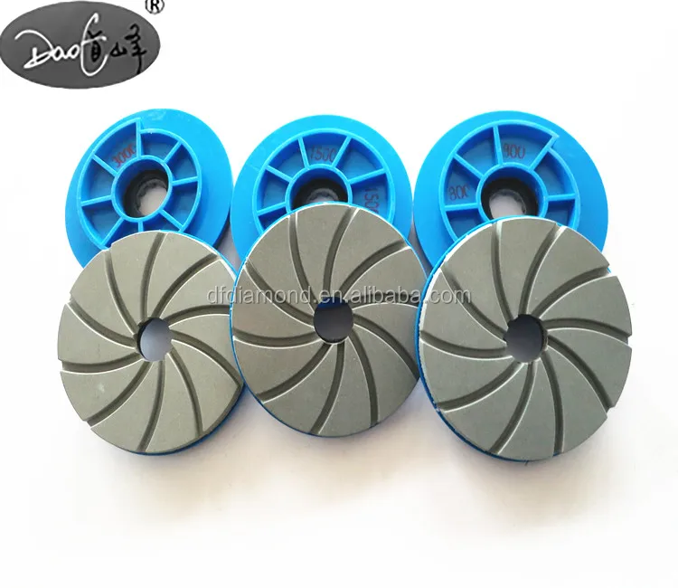 125 mm Diamond Snail Lock Edge Polishing Pad Bevel Grinding Countertop Tool Diamond Resin Chamfering