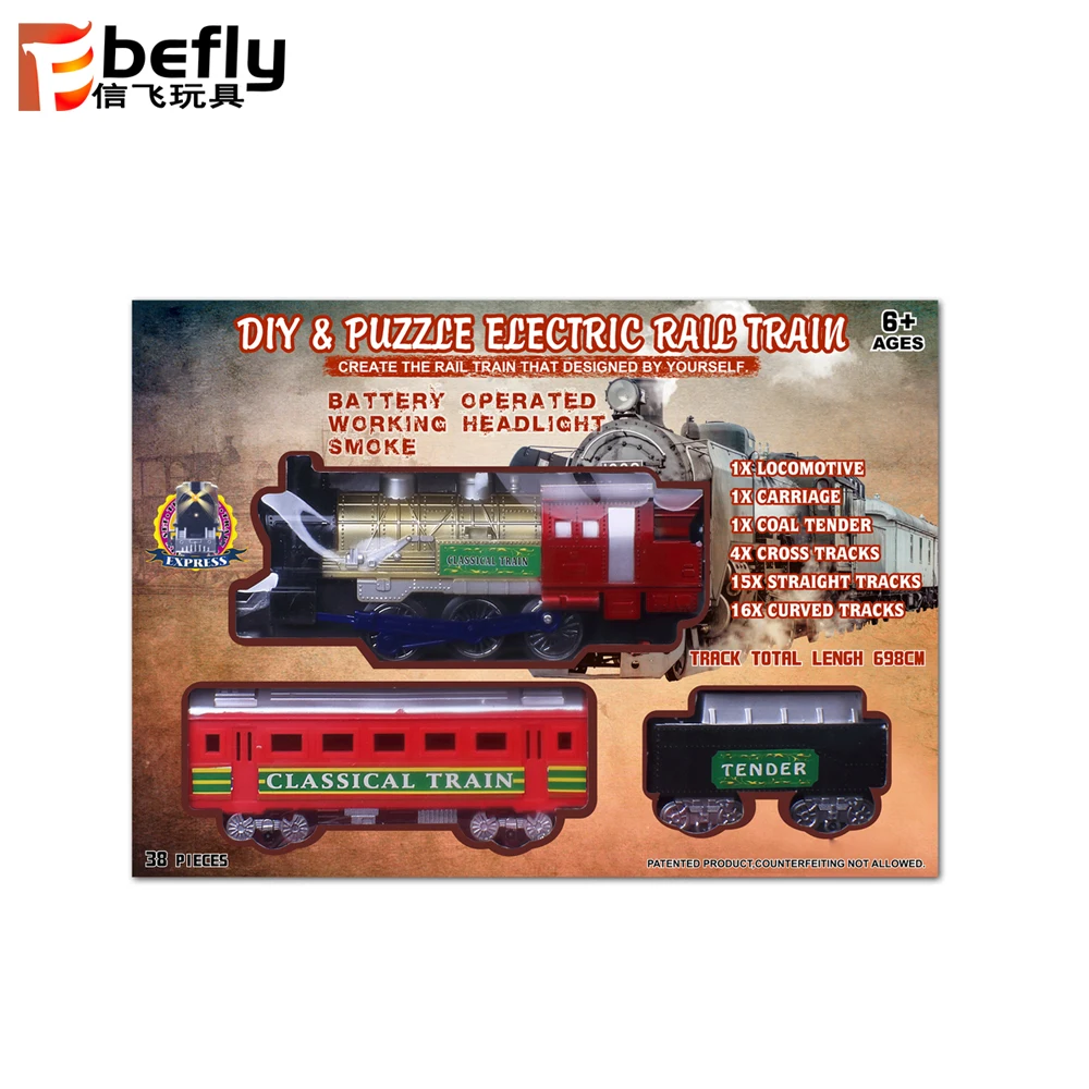 Battery Operated Super Light Rail Toy Train