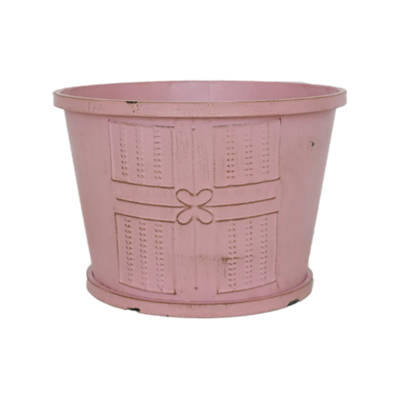 Iron Baby bucket photo prop Newborn baby bed for Photography props Vintage bucket basket photo props