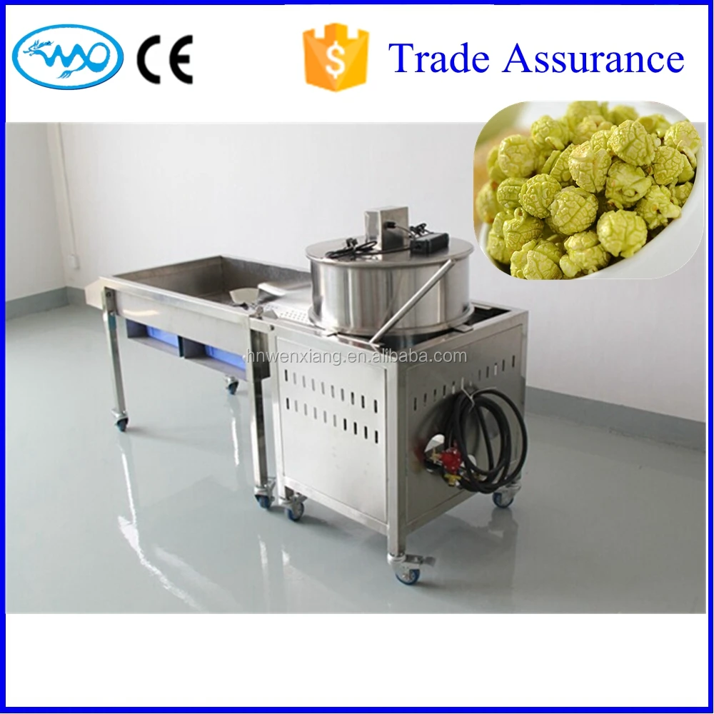 Тип газа Промышленных Попкорн Машина